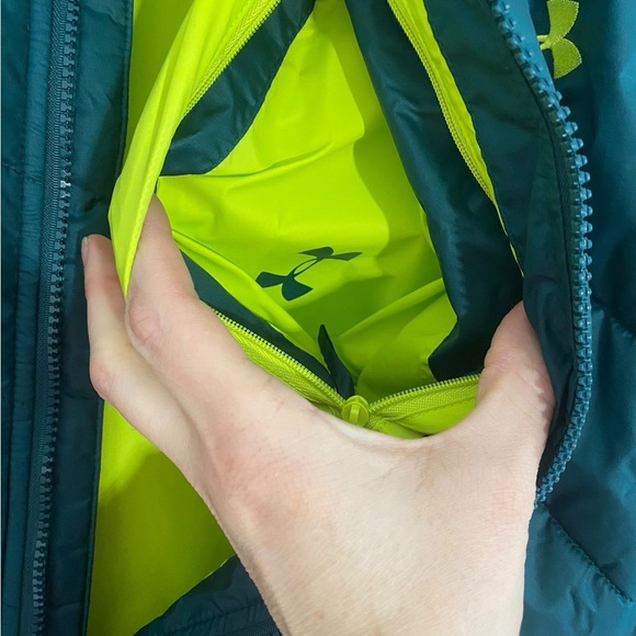 Under Armour Teal Puffer Jacket - Picture 9 of 12